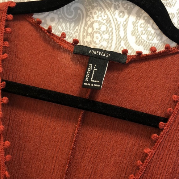 Forever 21 :: size small :: burnt orange ROMPER* - Picture 2 of 3